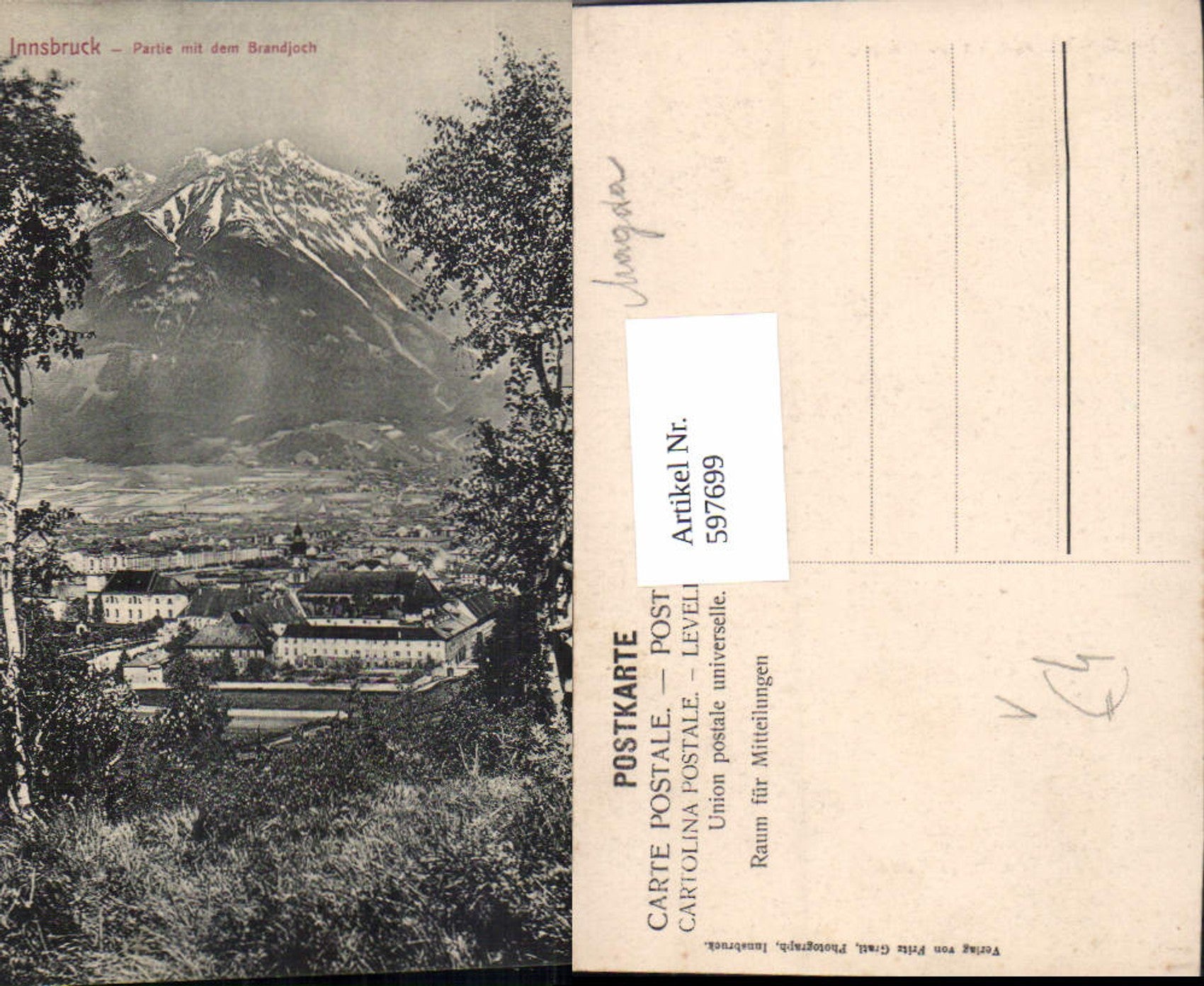 Alte Ansichtskarte – Old Postcard