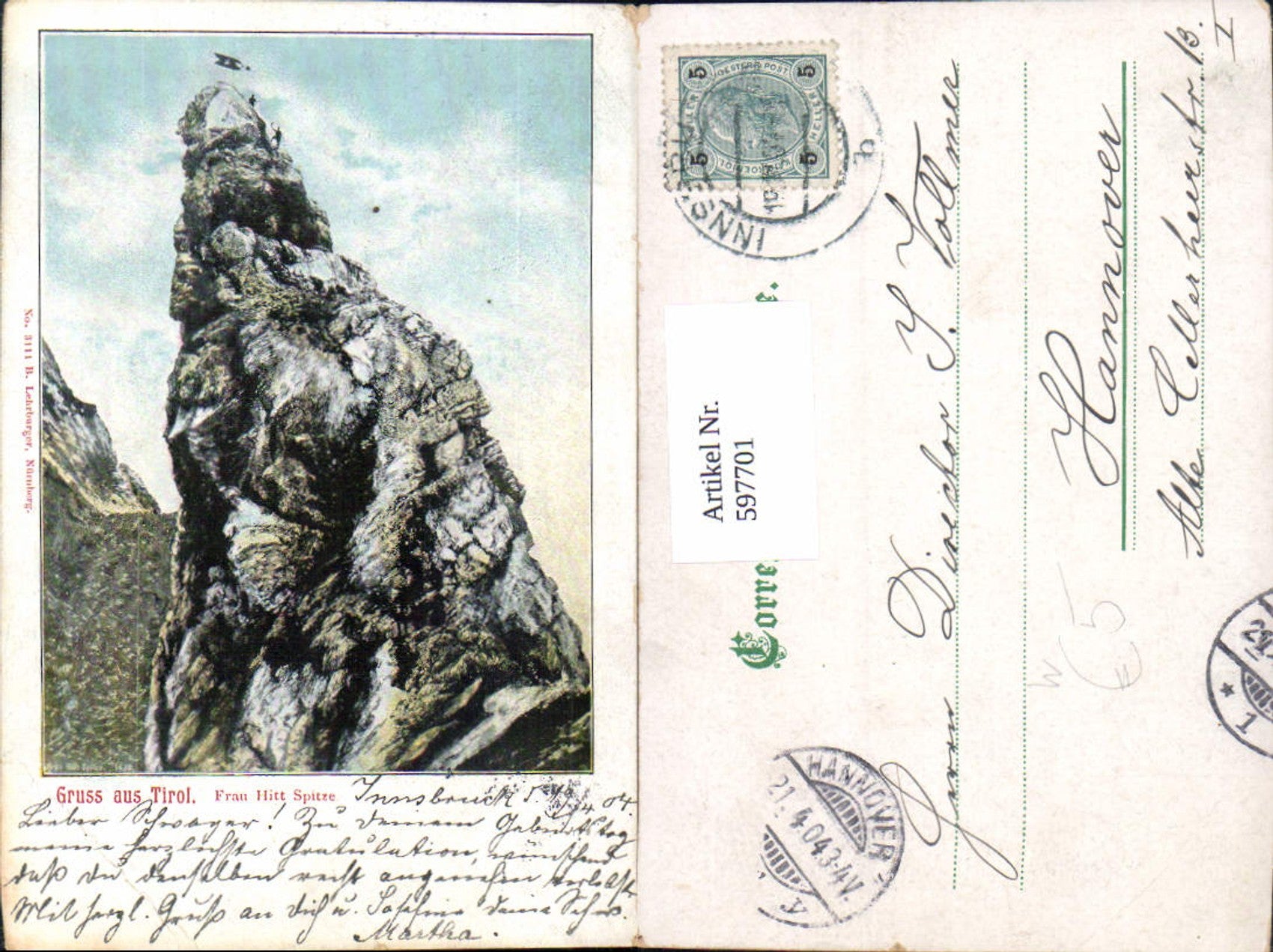 Alte Ansichtskarte – Old Postcard