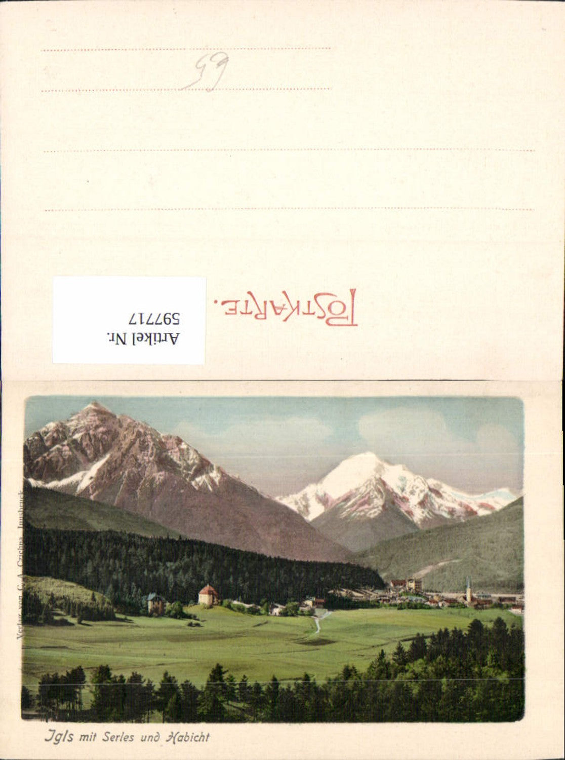 Alte Ansichtskarte – Old Postcard