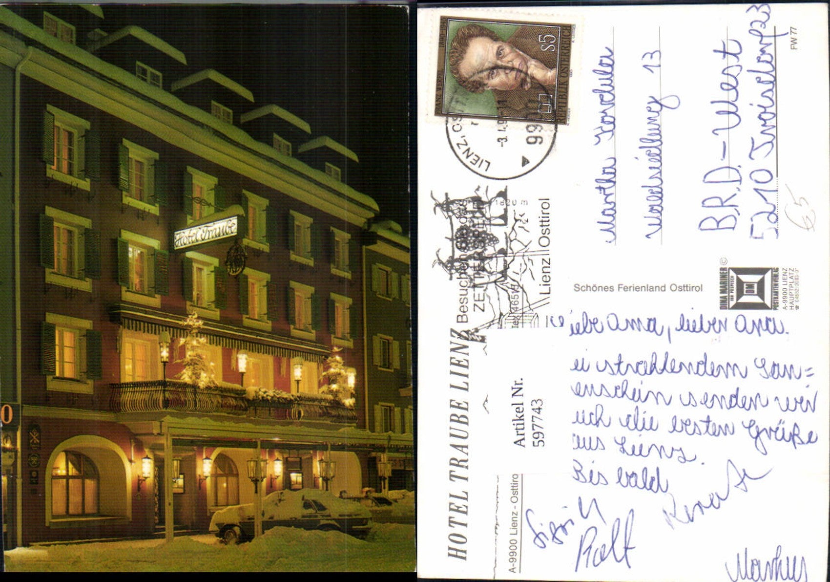 Alte Ansichtskarte – Old Postcard