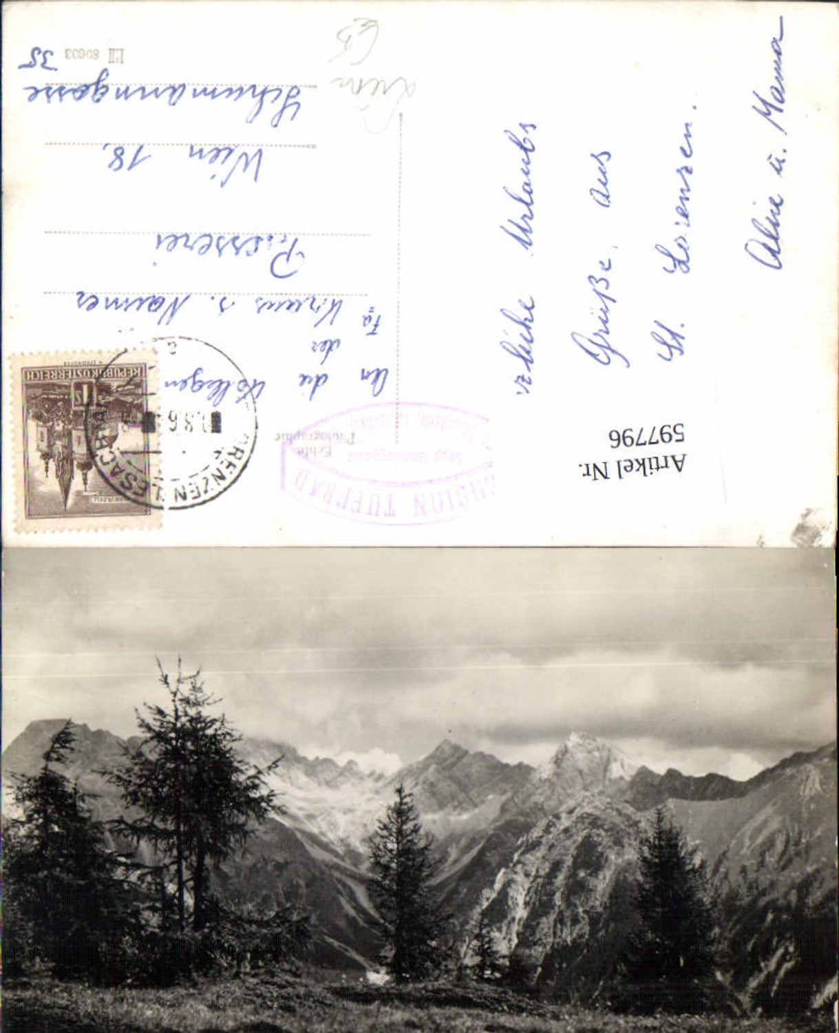 Alte Ansichtskarte – Old Postcard