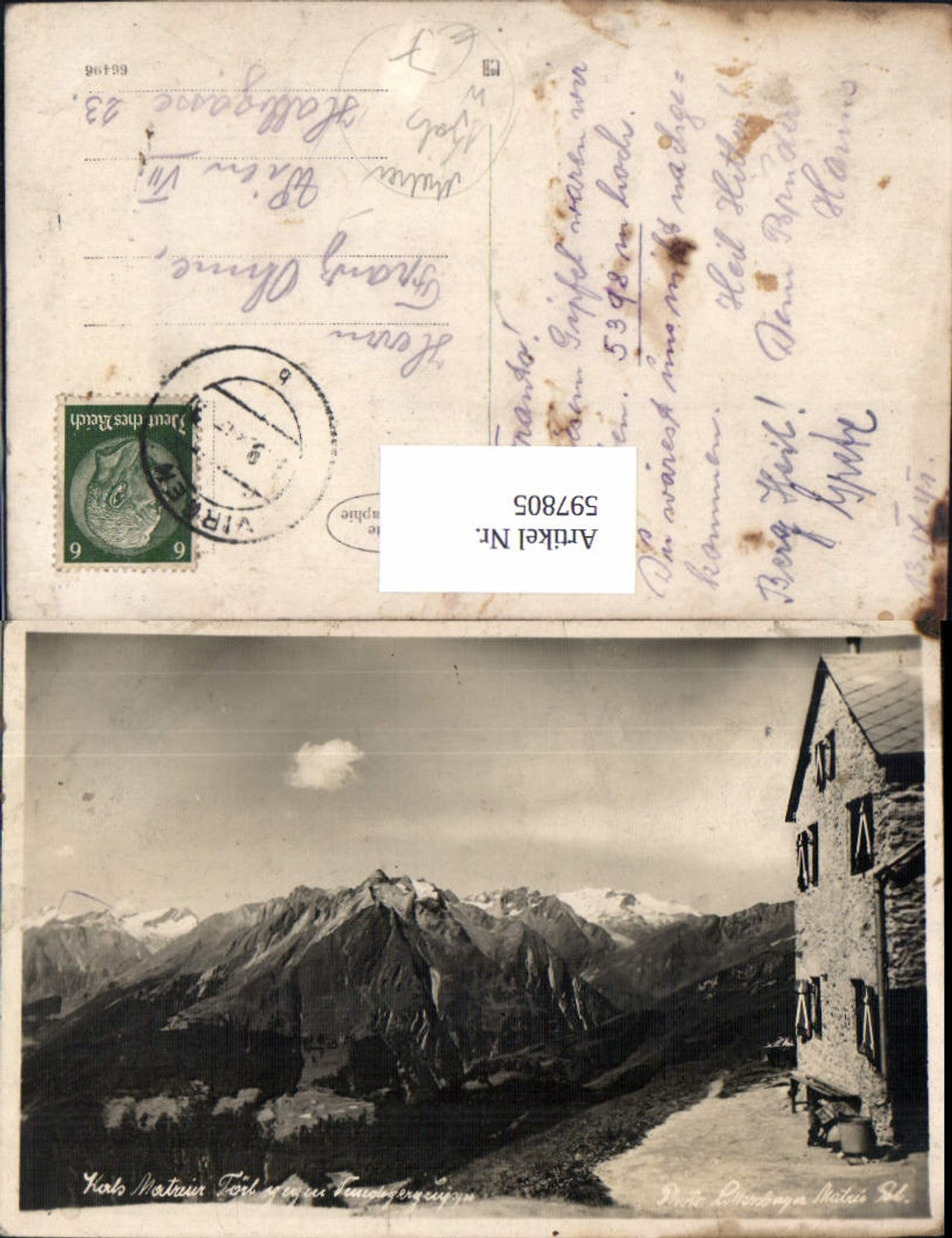 Alte Ansichtskarte – Old Postcard