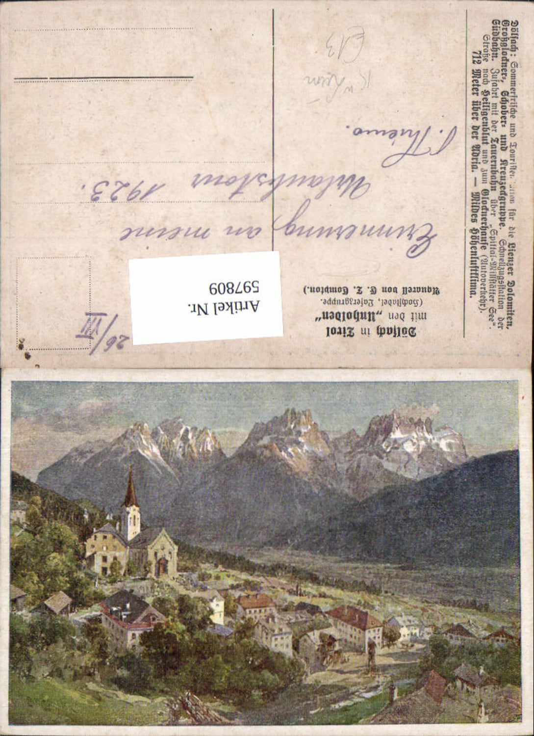 Alte Ansichtskarte – Old Postcard