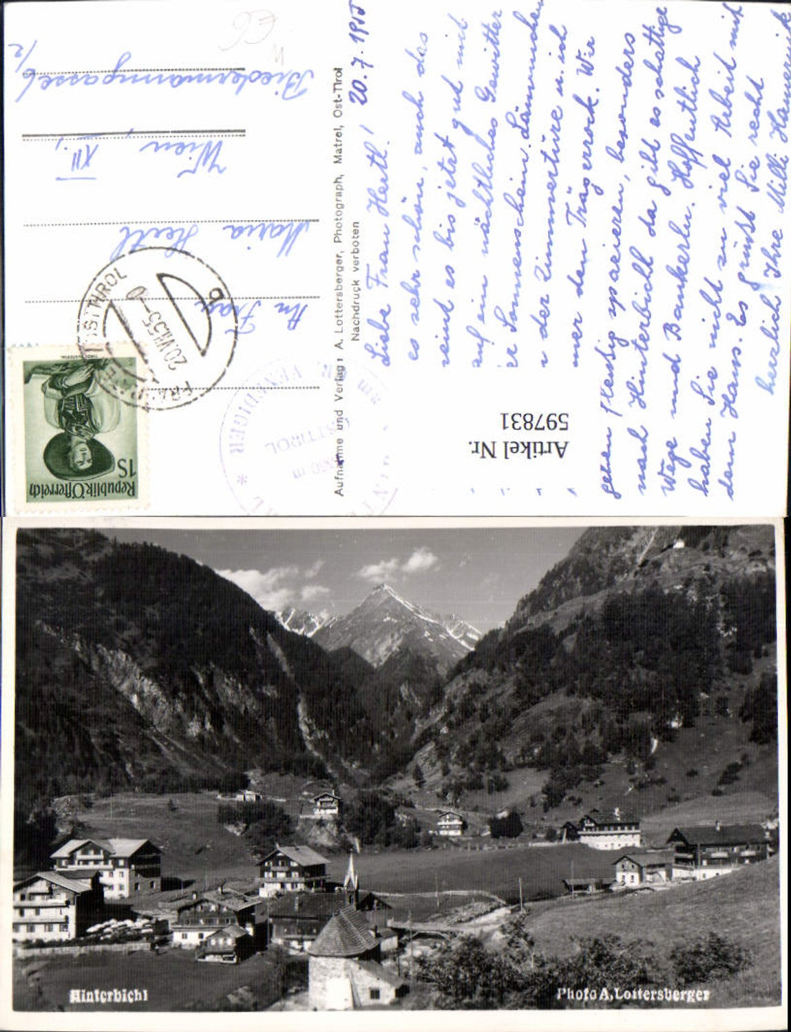 Alte Ansichtskarte – Old Postcard