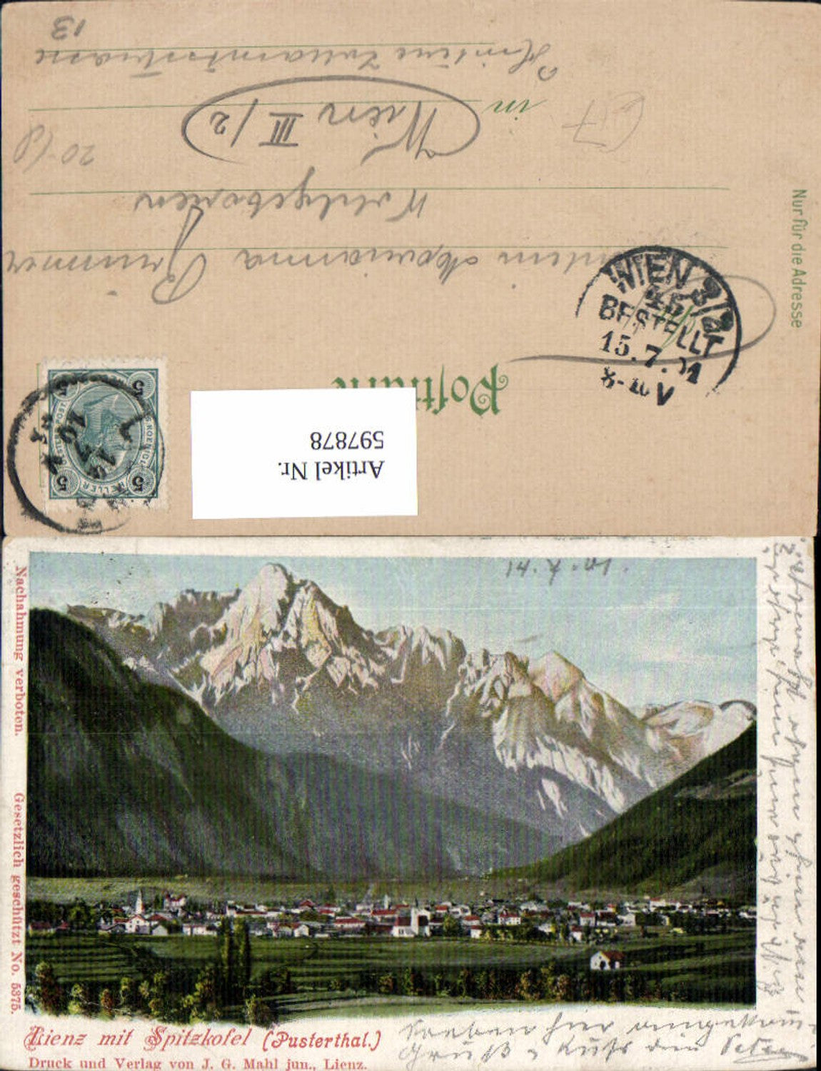 Alte Ansichtskarte – Old Postcard