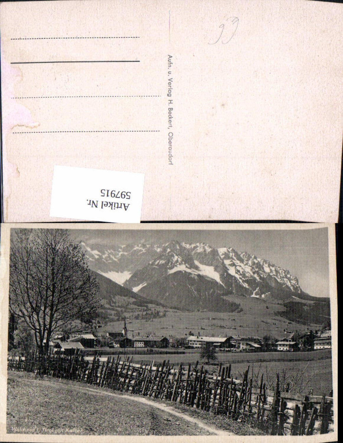 Alte Ansichtskarte – Old Postcard