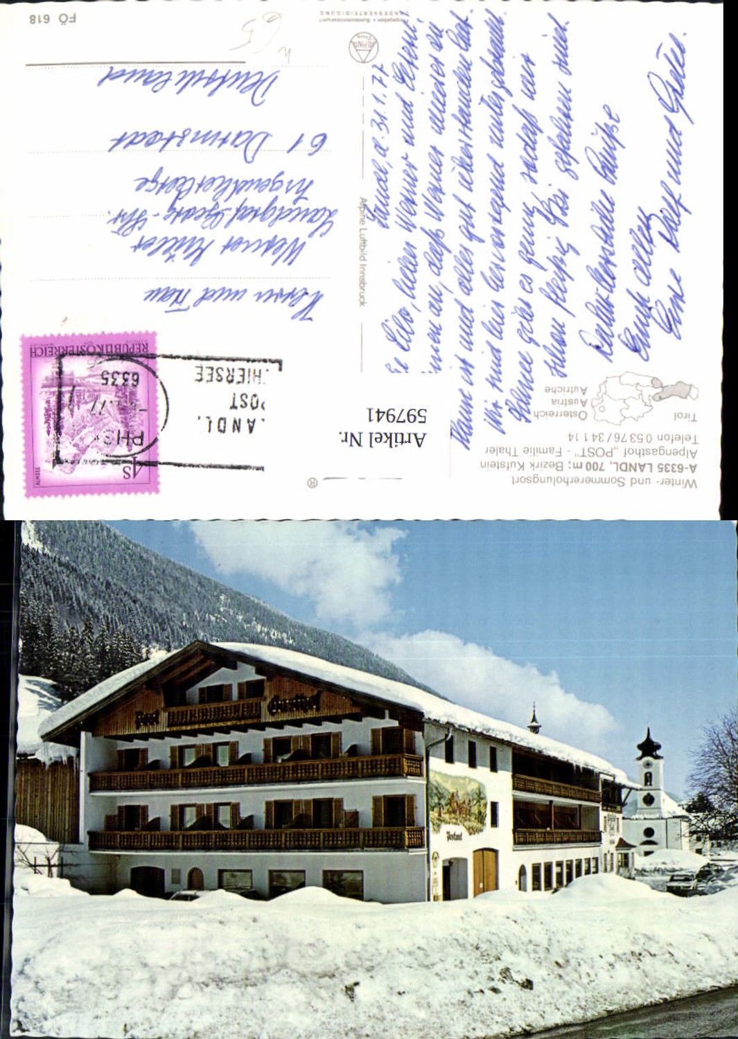 Alte Ansichtskarte – Old Postcard