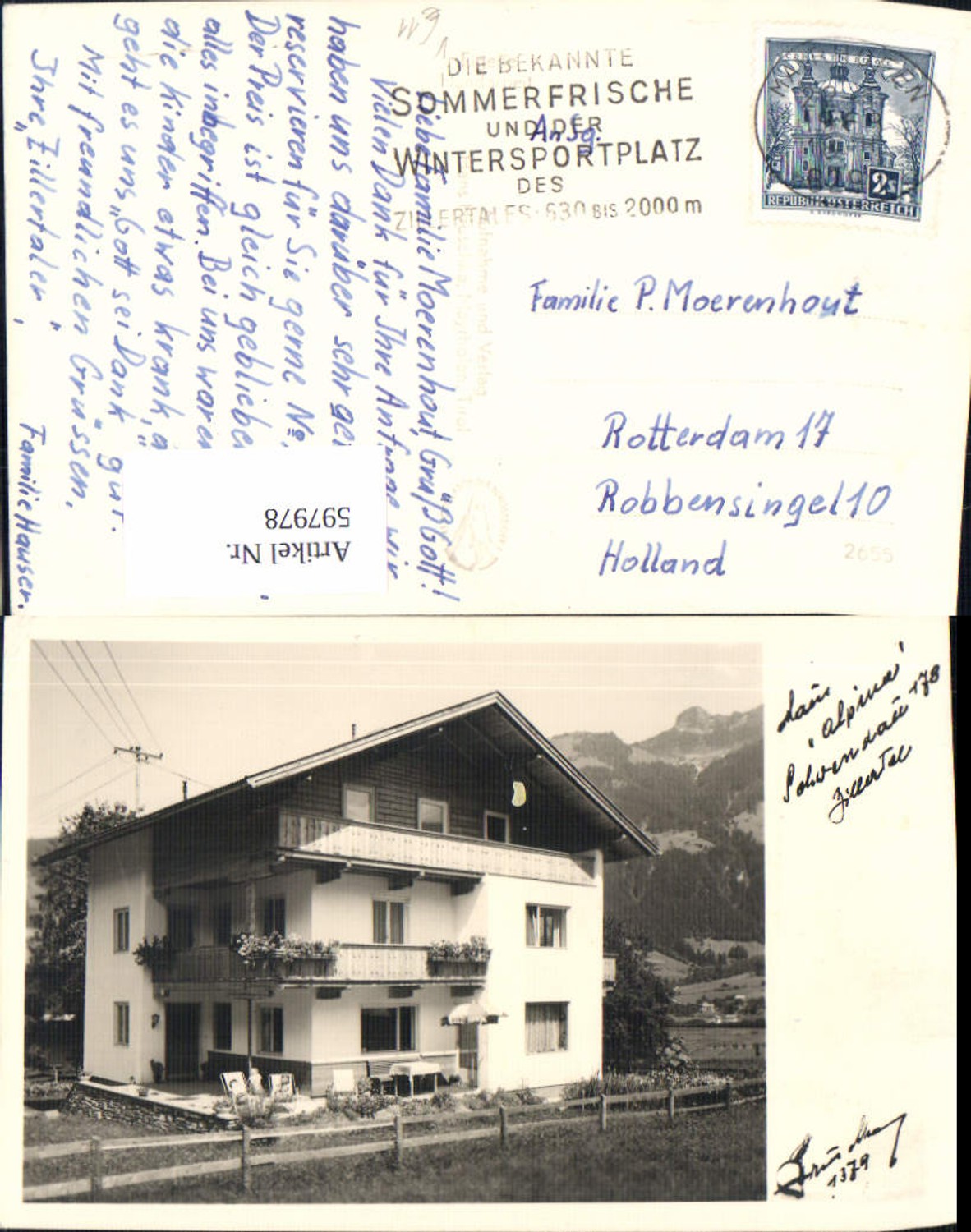 Alte Ansichtskarte – Old Postcard
