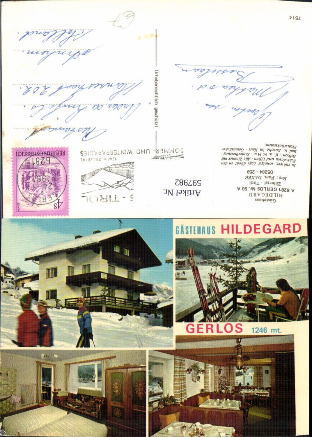 Alte Ansichtskarte – Old Postcard