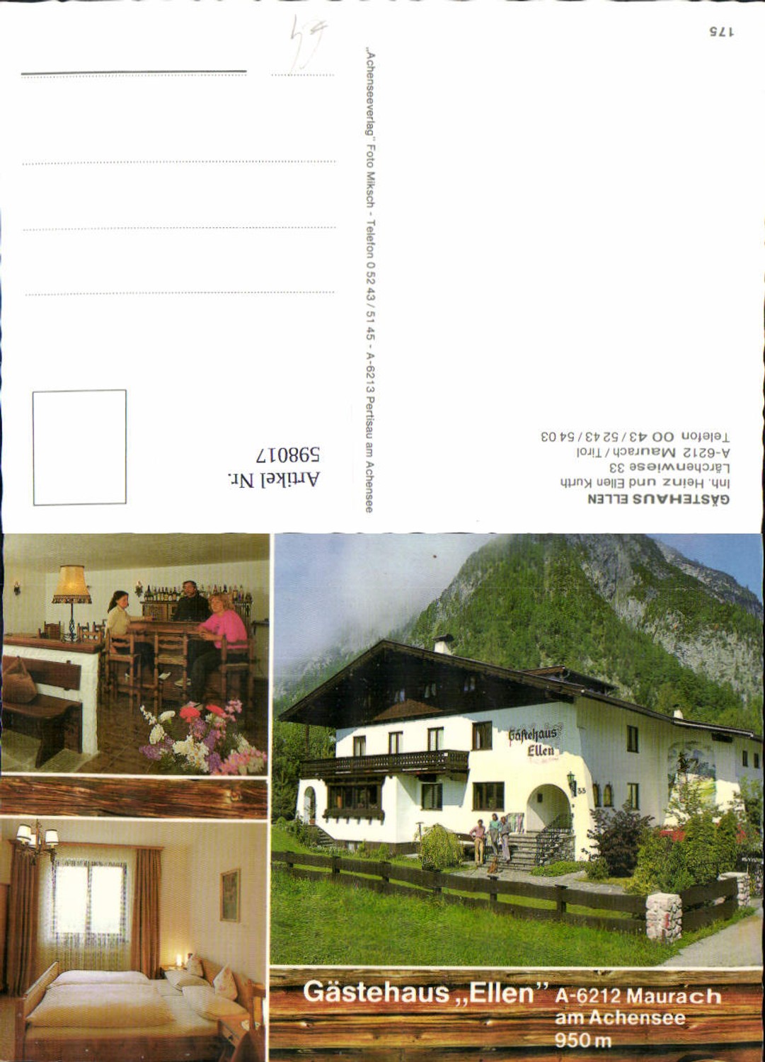 Alte Ansichtskarte – Old Postcard