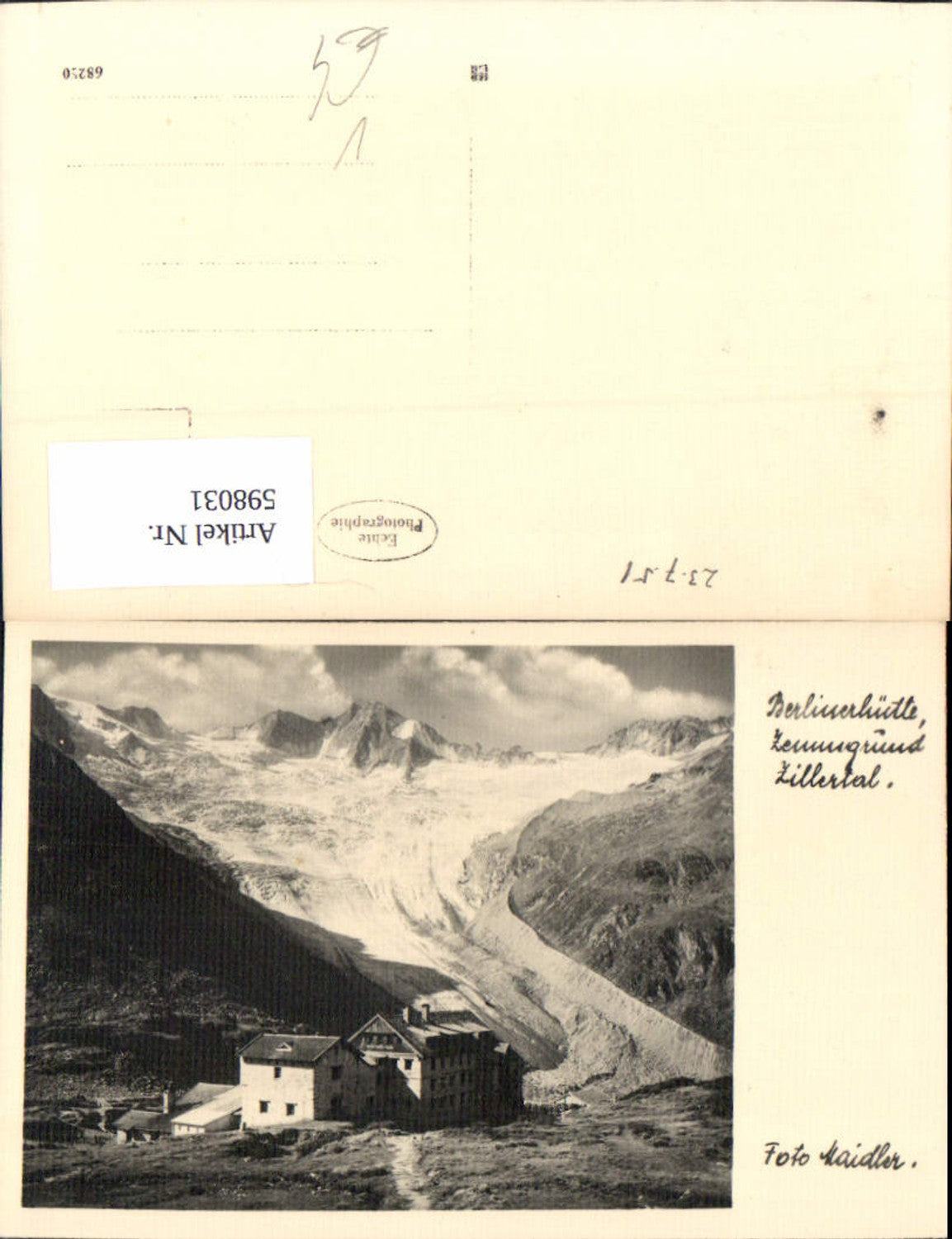 Alte Ansichtskarte – Old Postcard