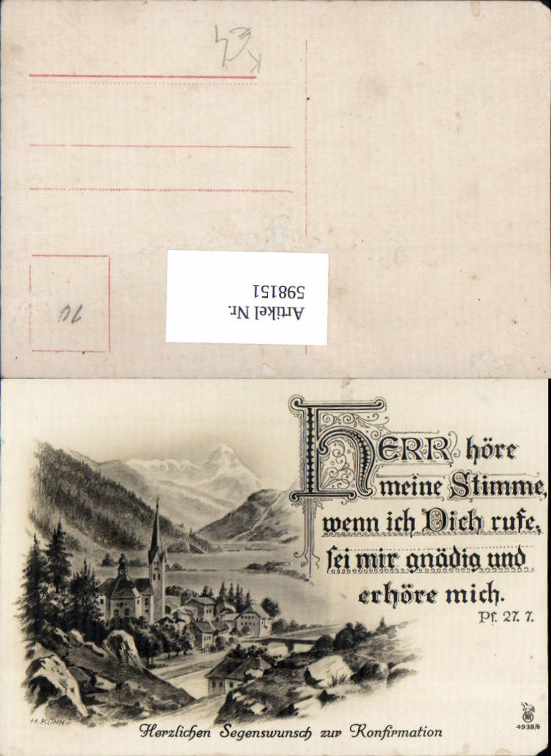 Alte Ansichtskarte – Old Postcard