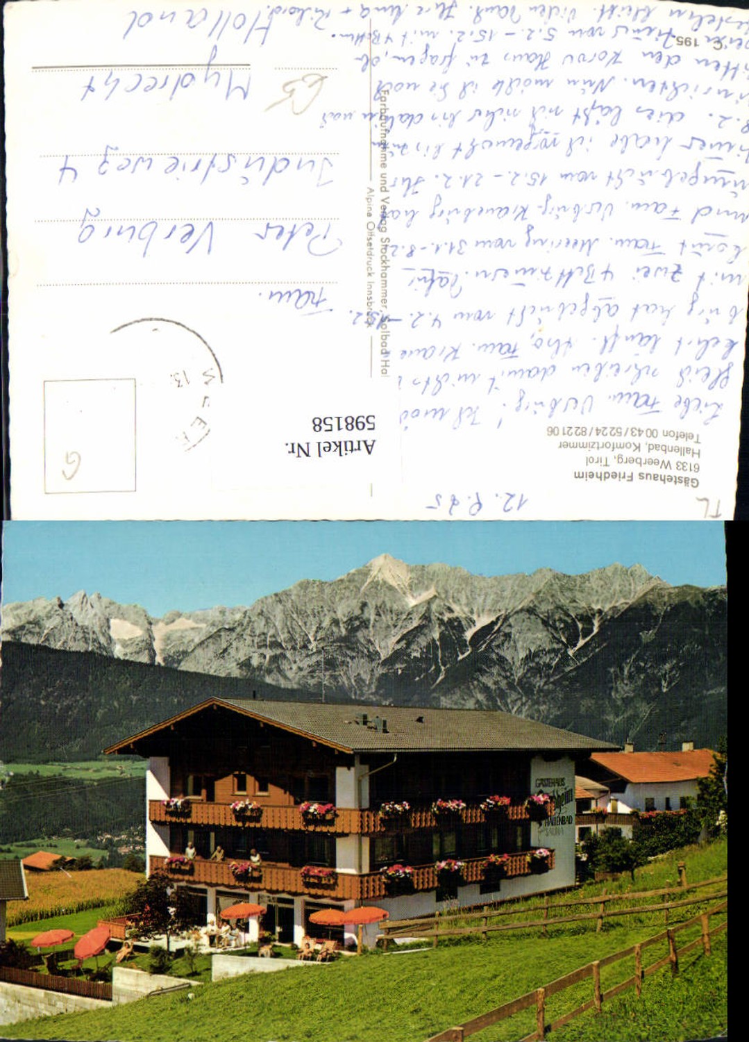 Alte Ansichtskarte – Old Postcard