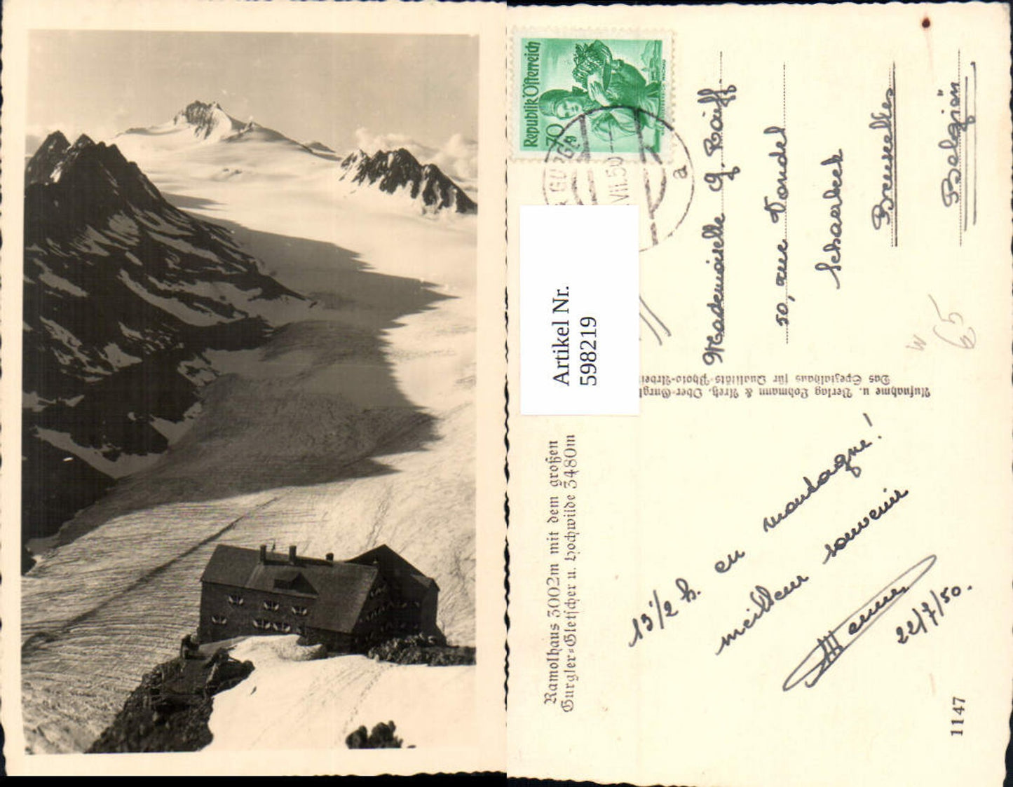 Alte Ansichtskarte – Old Postcard