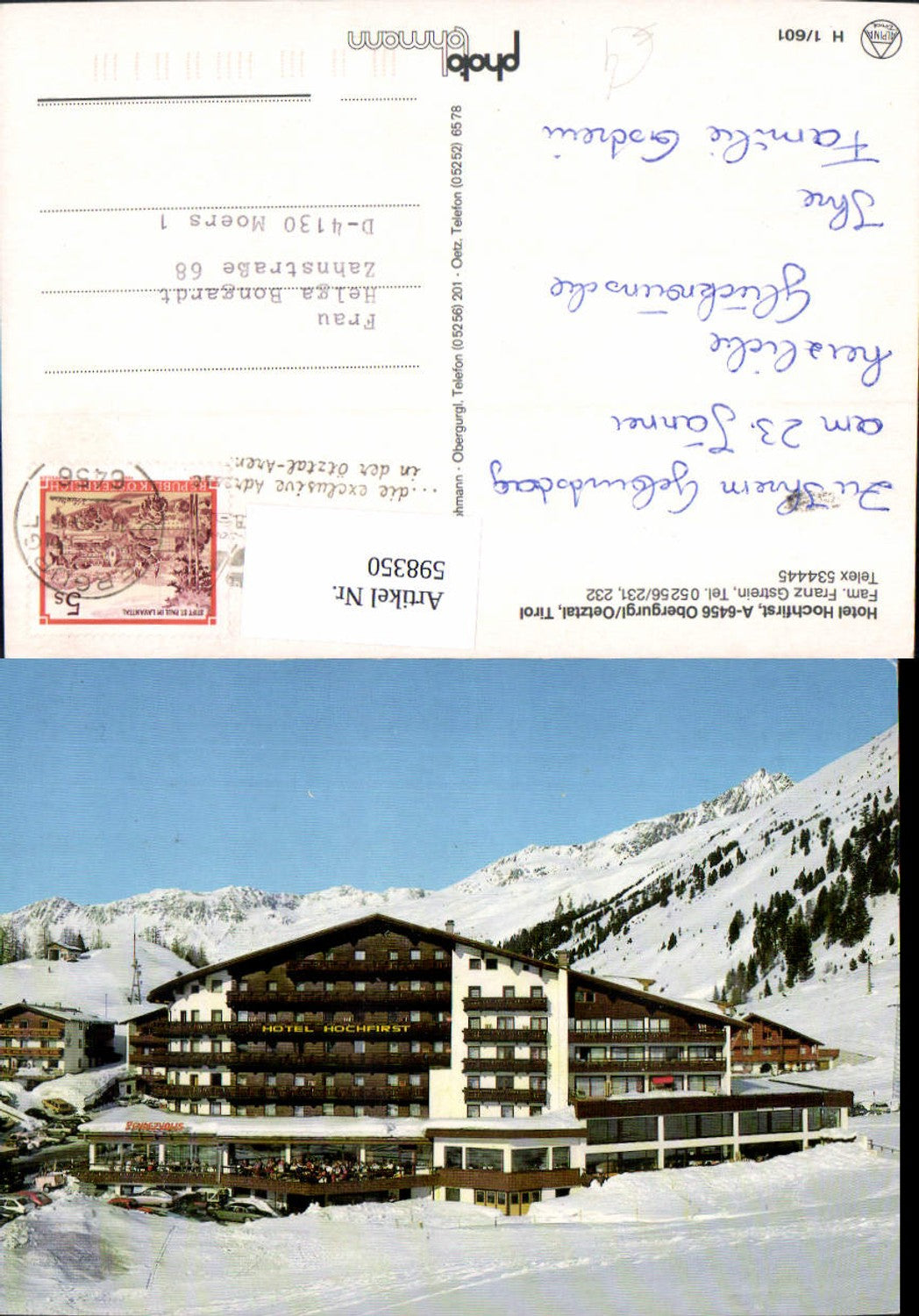 Alte Ansichtskarte – Old Postcard