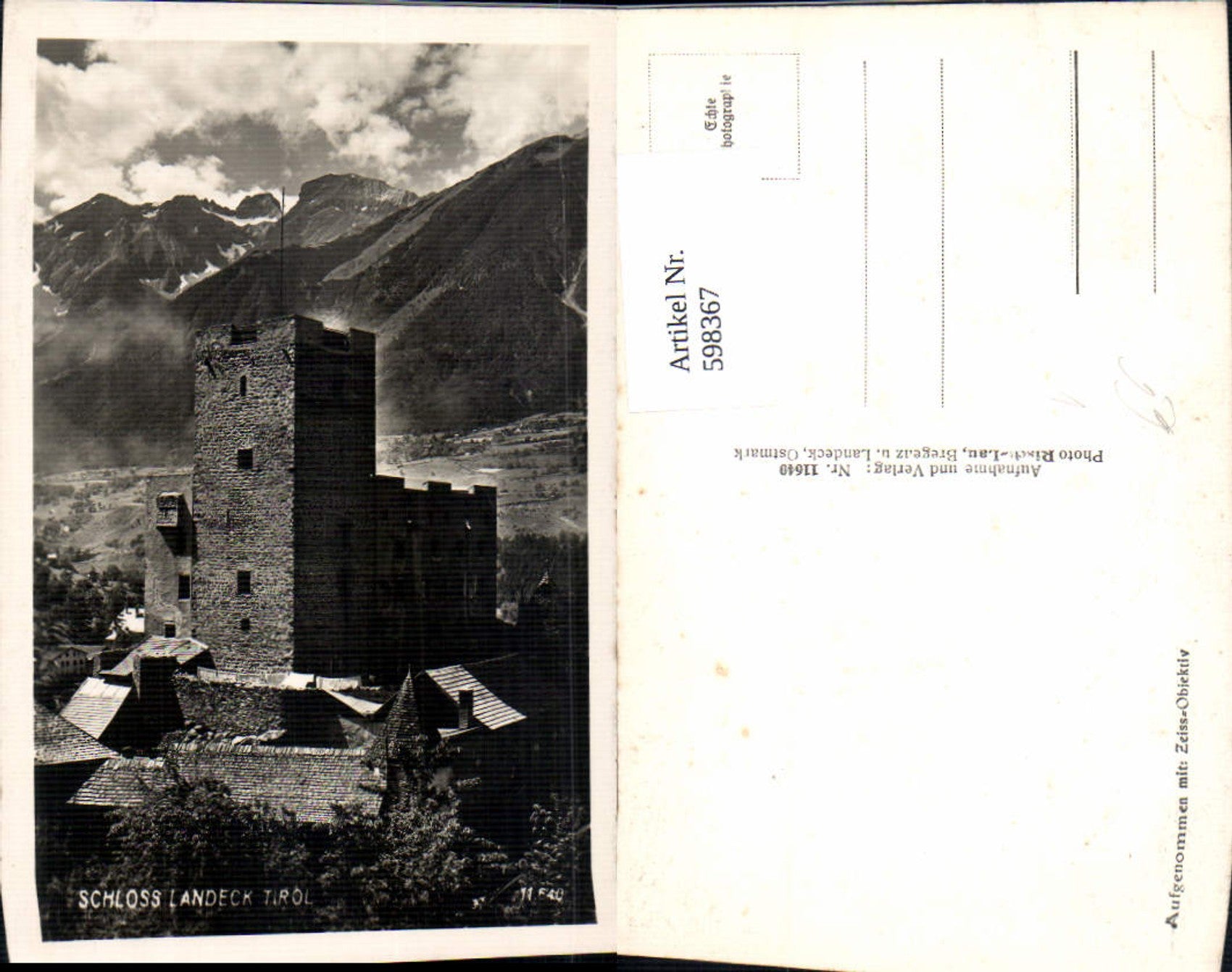 Alte Ansichtskarte – Old Postcard