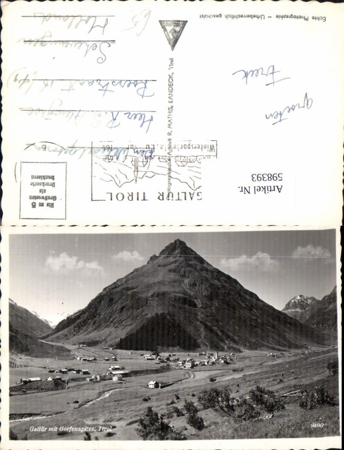 Alte Ansichtskarte – Old Postcard