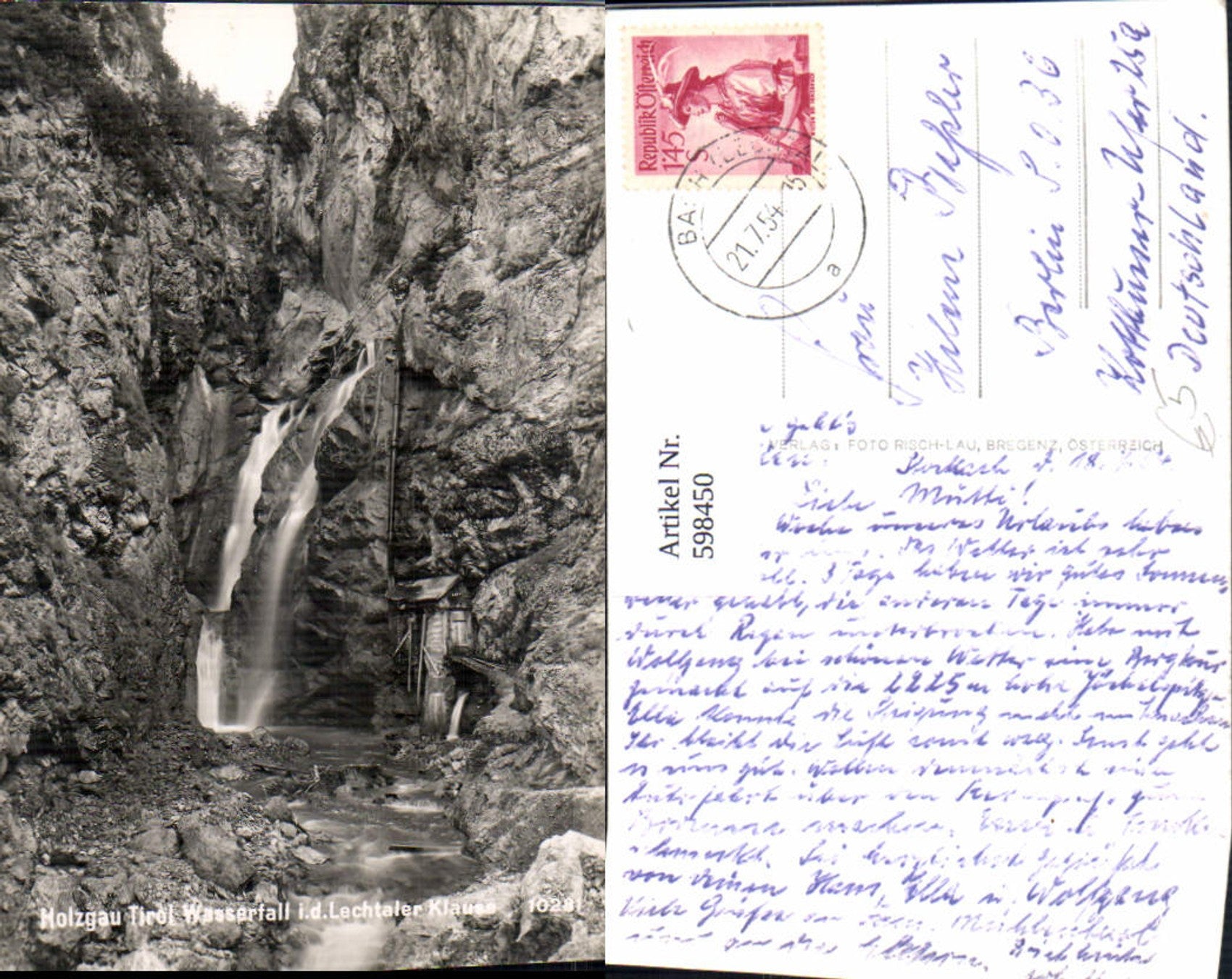 Alte Ansichtskarte – Old Postcard