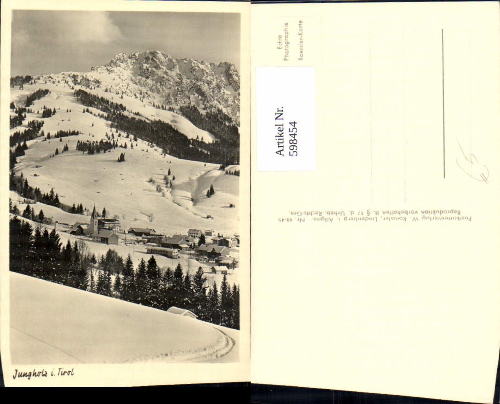 Alte Ansichtskarte – Old Postcard