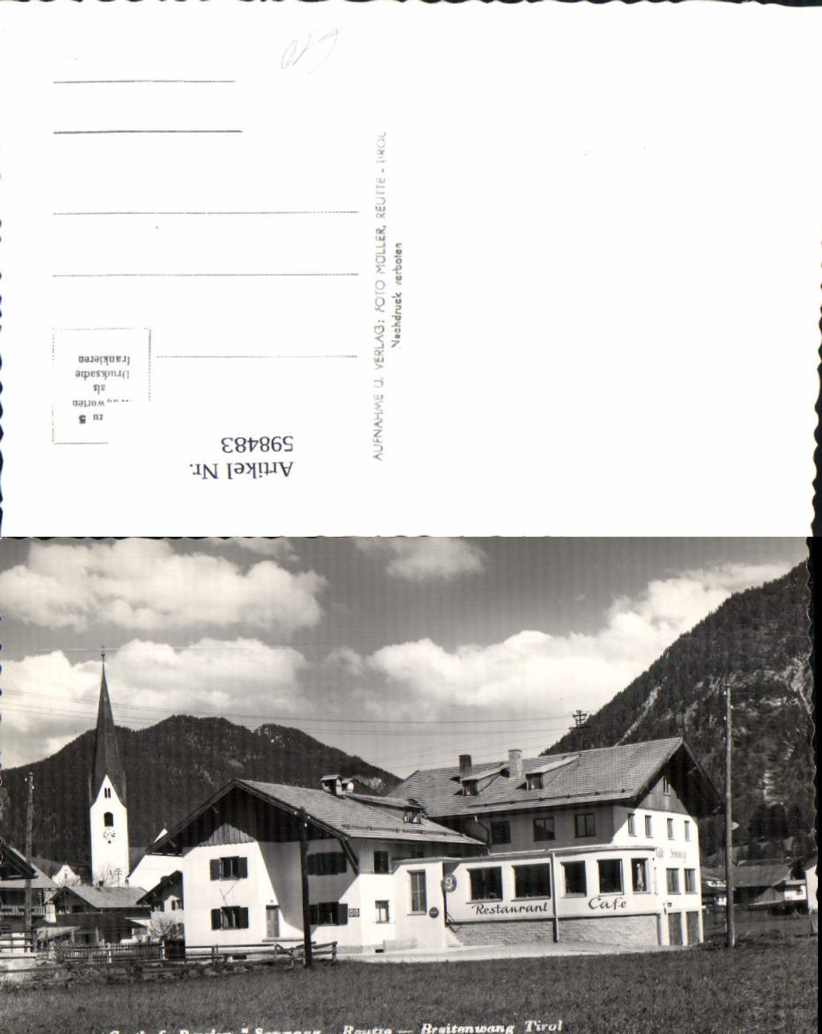Alte Ansichtskarte – Old Postcard