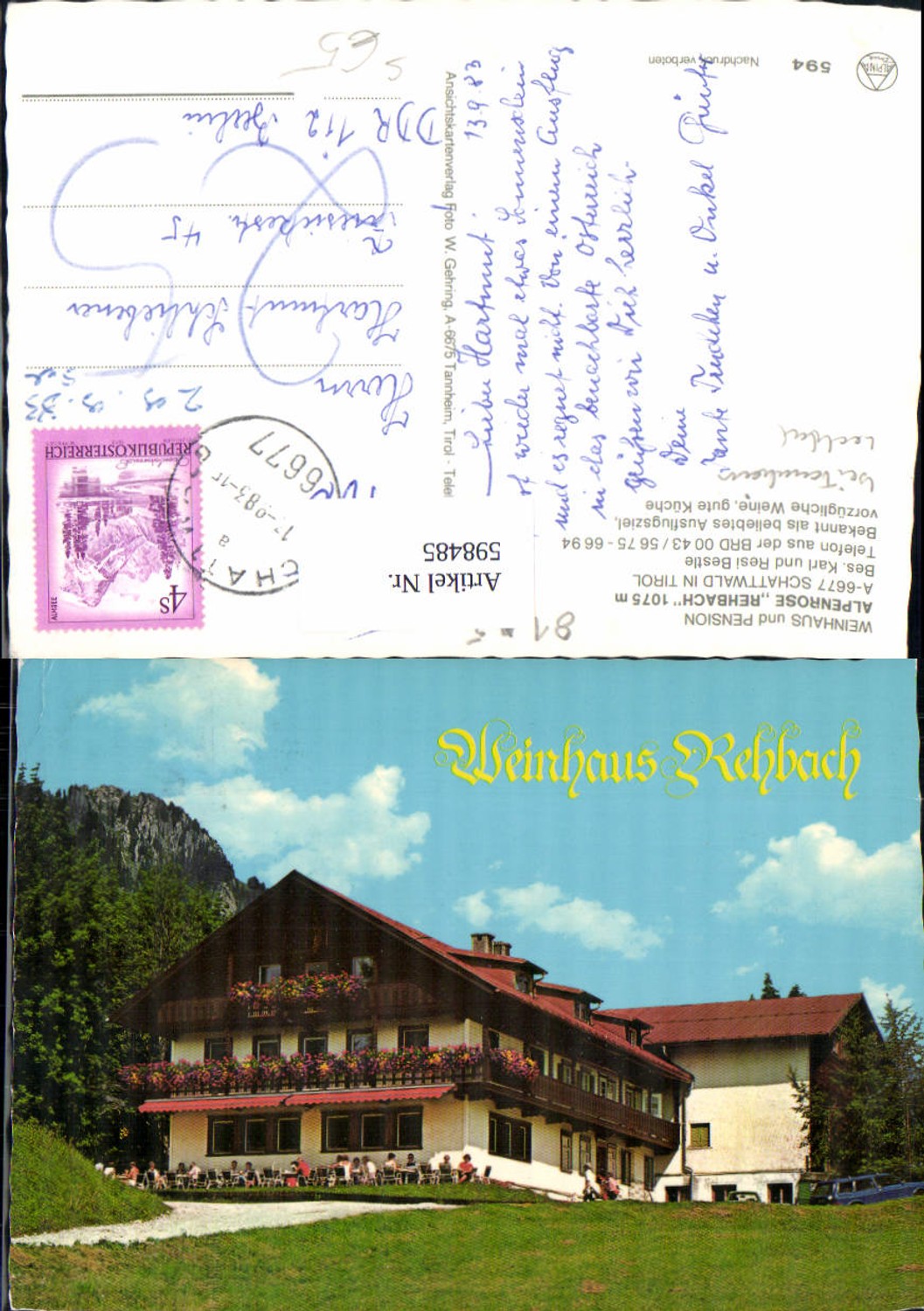 Alte Ansichtskarte – Old Postcard