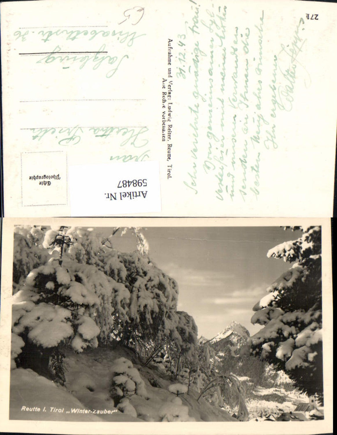 Alte Ansichtskarte – Old Postcard