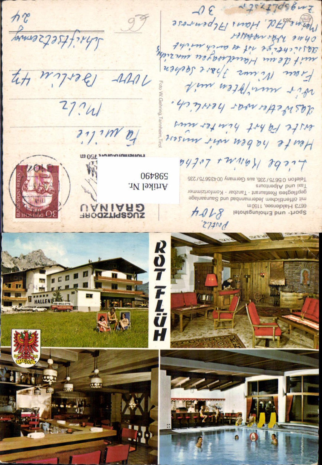 Alte Ansichtskarte – Old Postcard