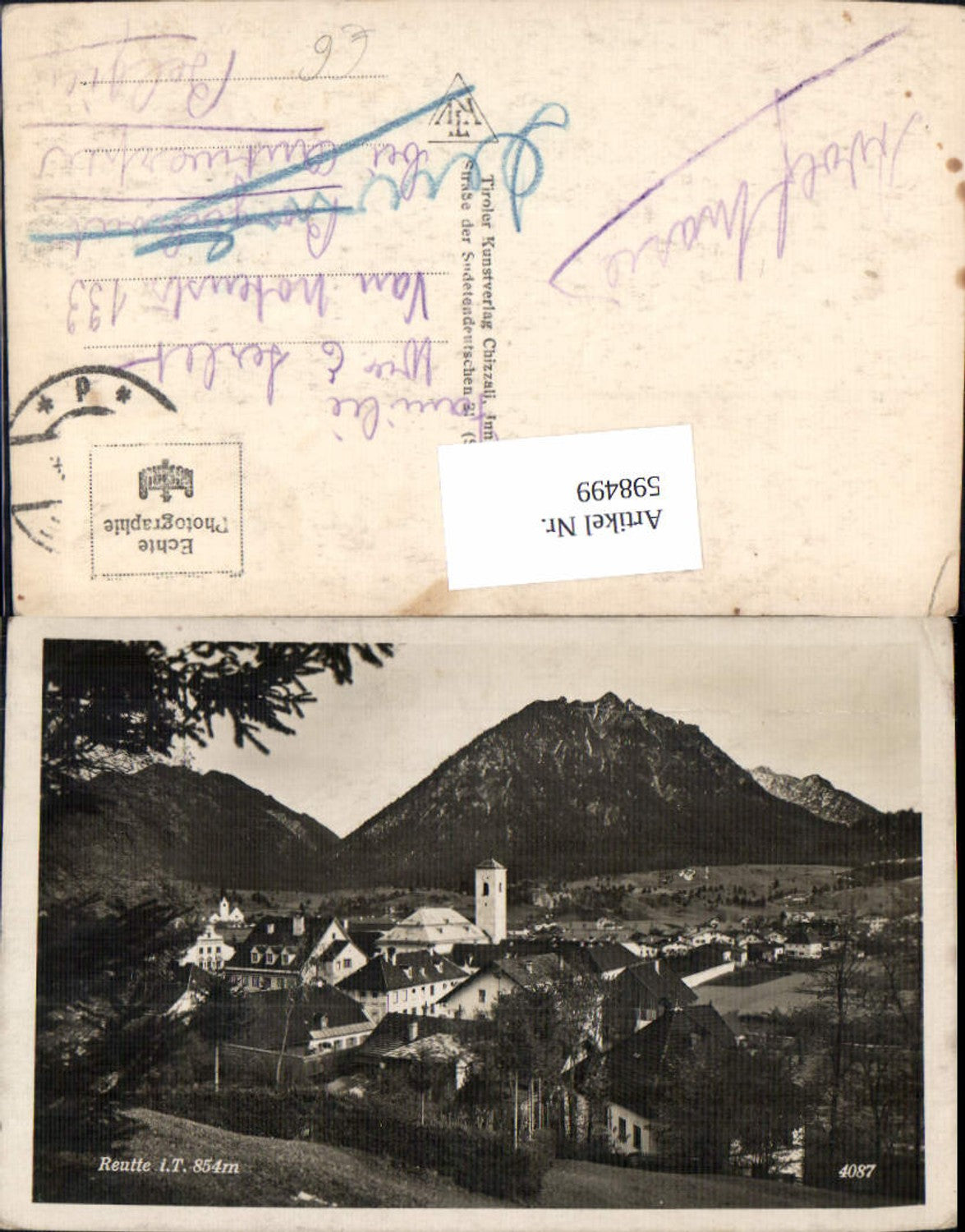 Alte Ansichtskarte – Old Postcard