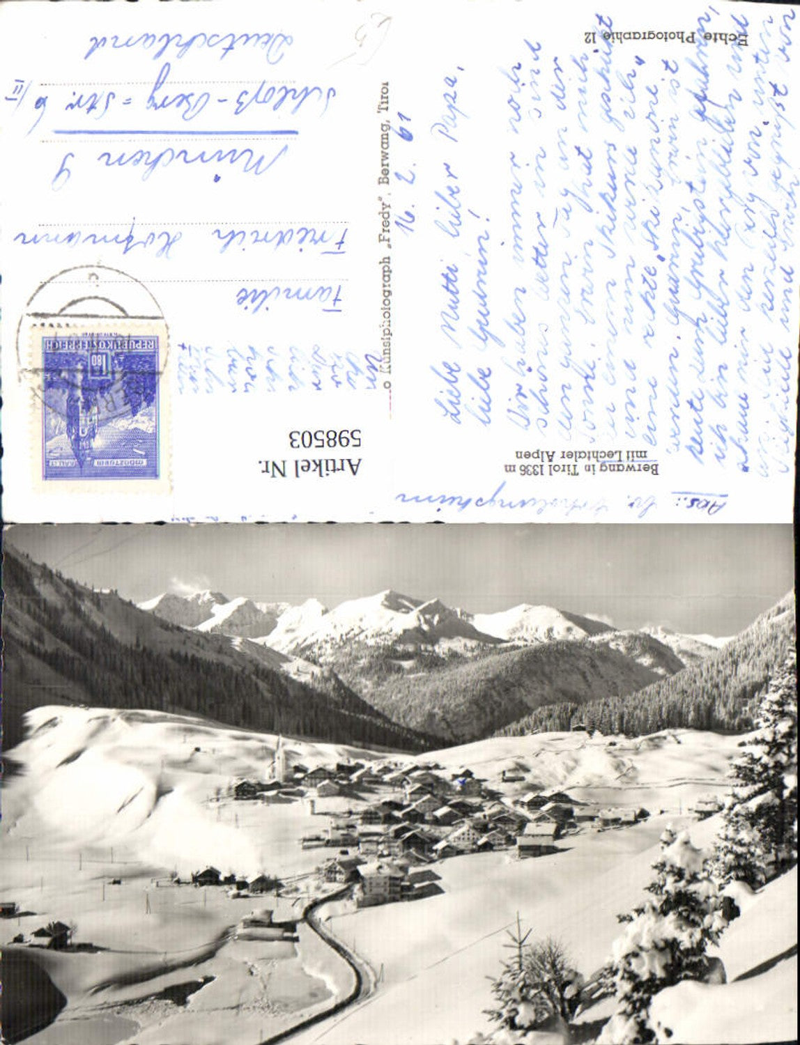 Alte Ansichtskarte – Old Postcard