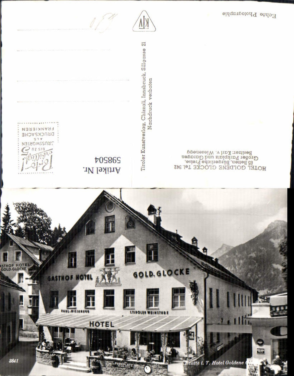 Alte Ansichtskarte – Old Postcard