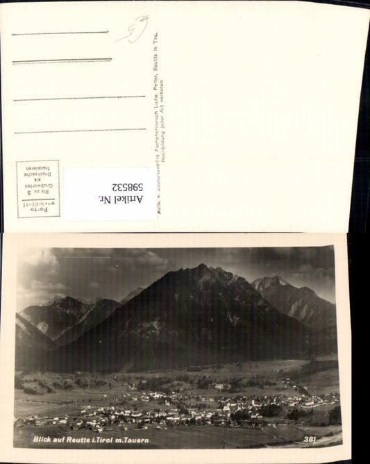 Alte Ansichtskarte – Old Postcard