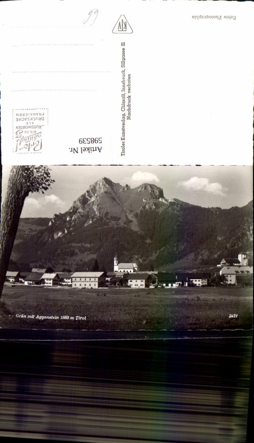 Alte Ansichtskarte – Old Postcard