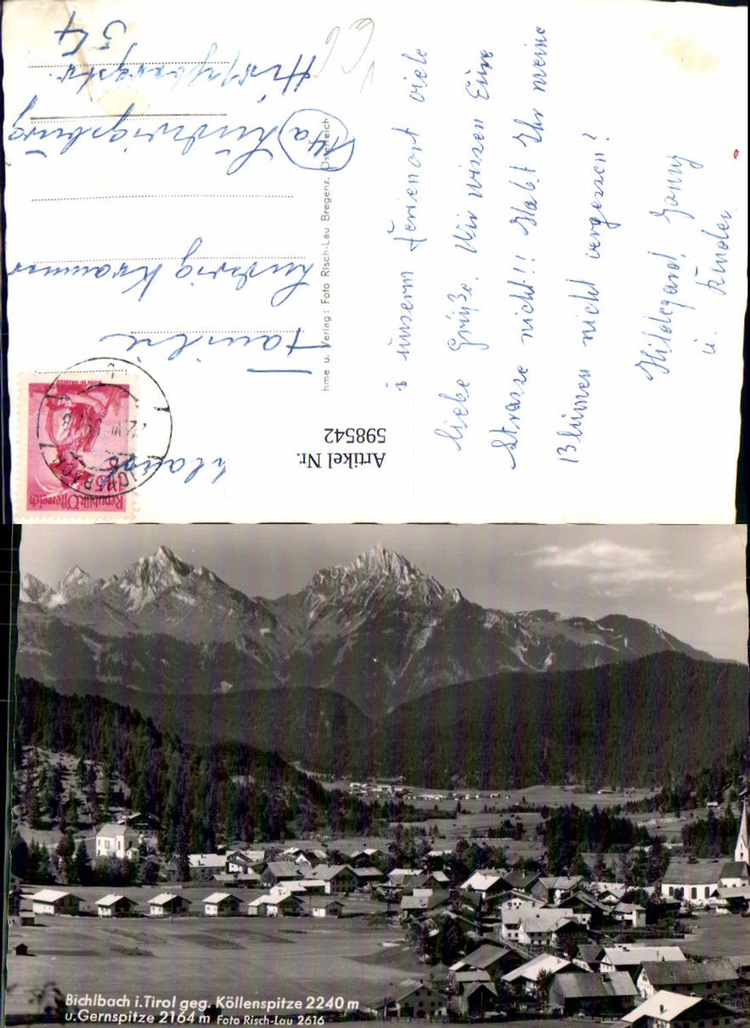 Alte Ansichtskarte – Old Postcard