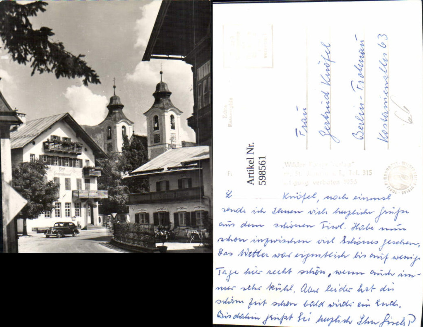 Alte Ansichtskarte – Old Postcard