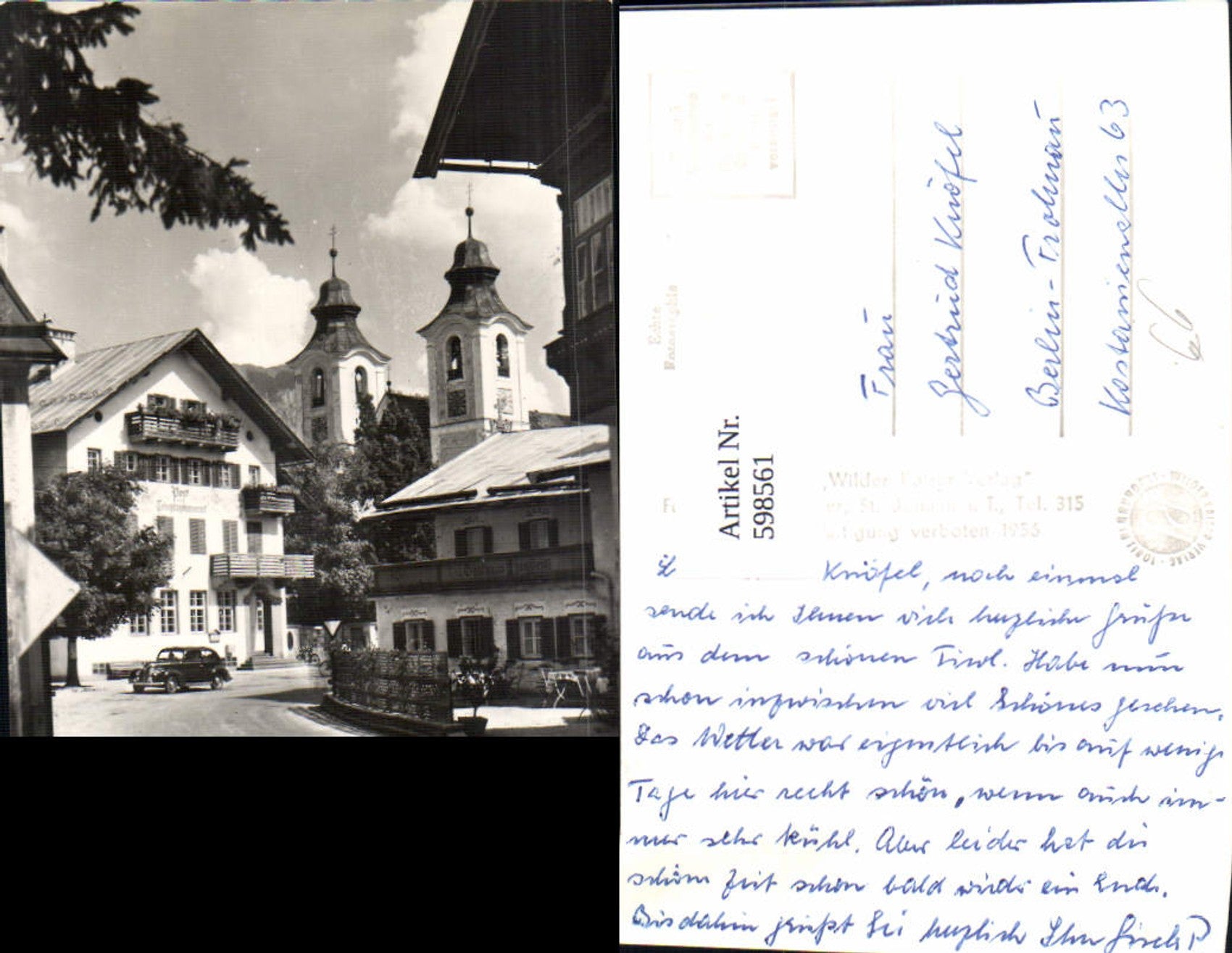 Alte Ansichtskarte – Old Postcard