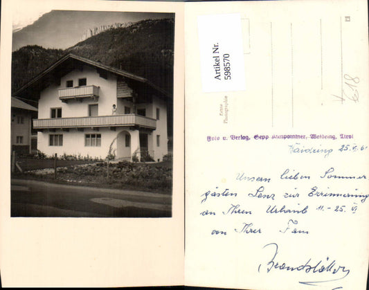 Alte Ansichtskarte – Old Postcard