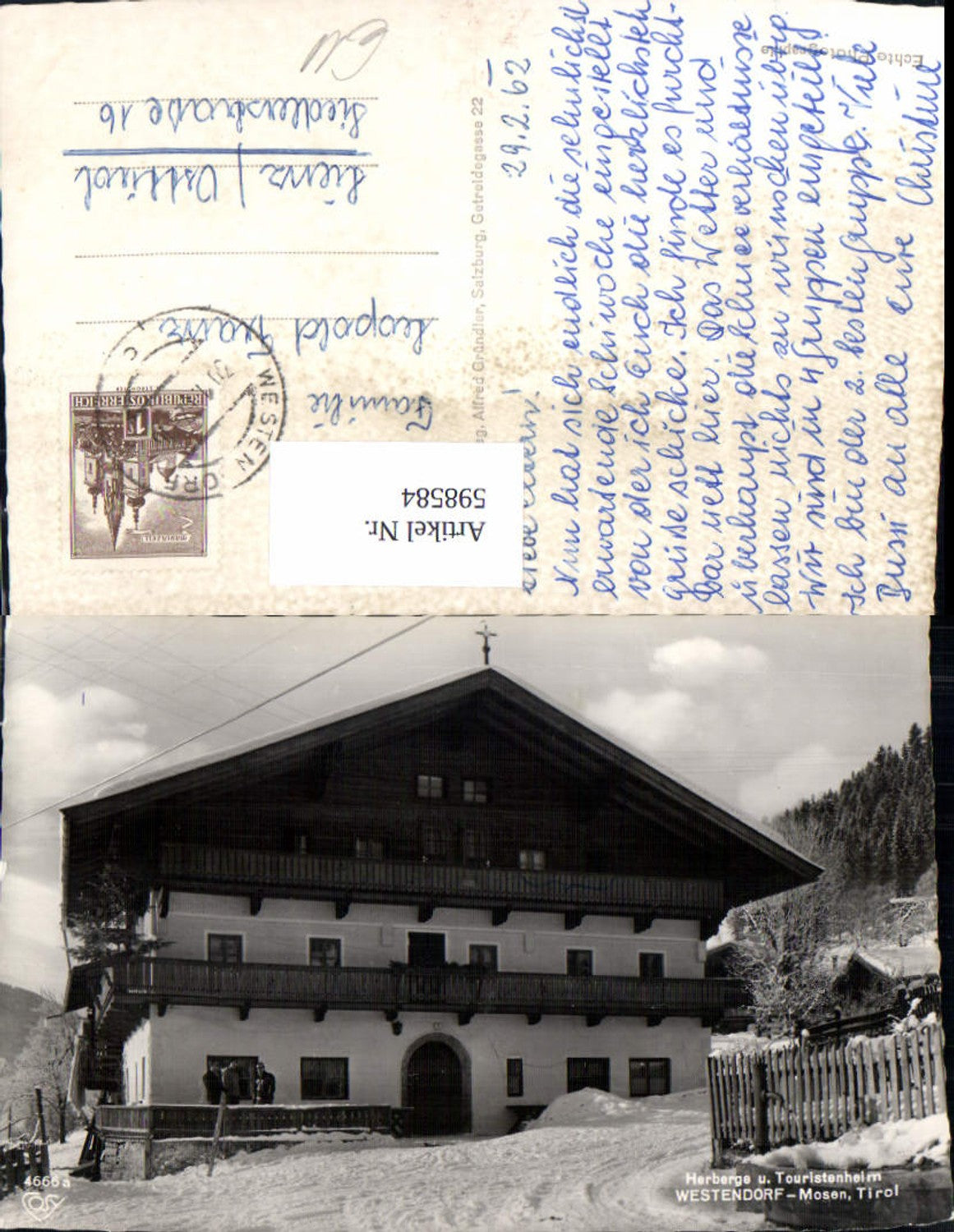 Alte Ansichtskarte – Old Postcard