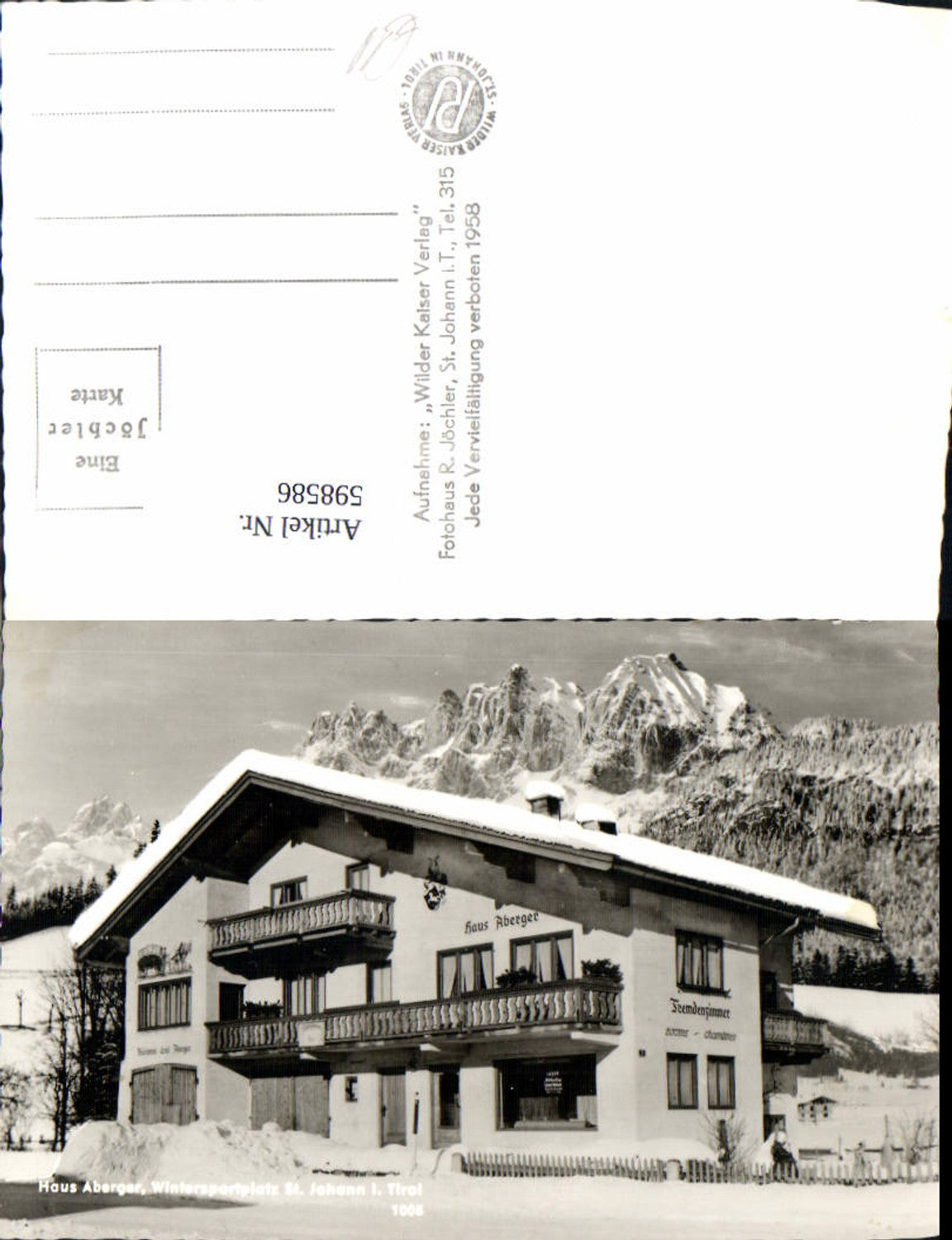 Alte Ansichtskarte – Old Postcard