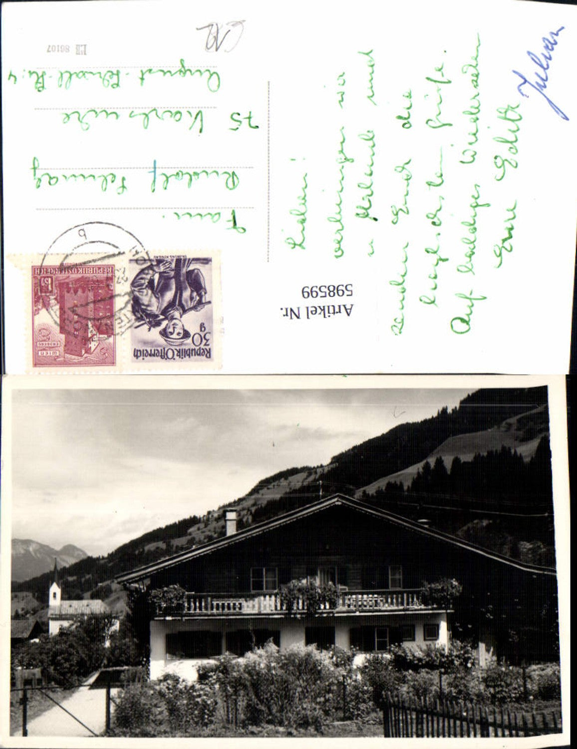 Alte Ansichtskarte – Old Postcard