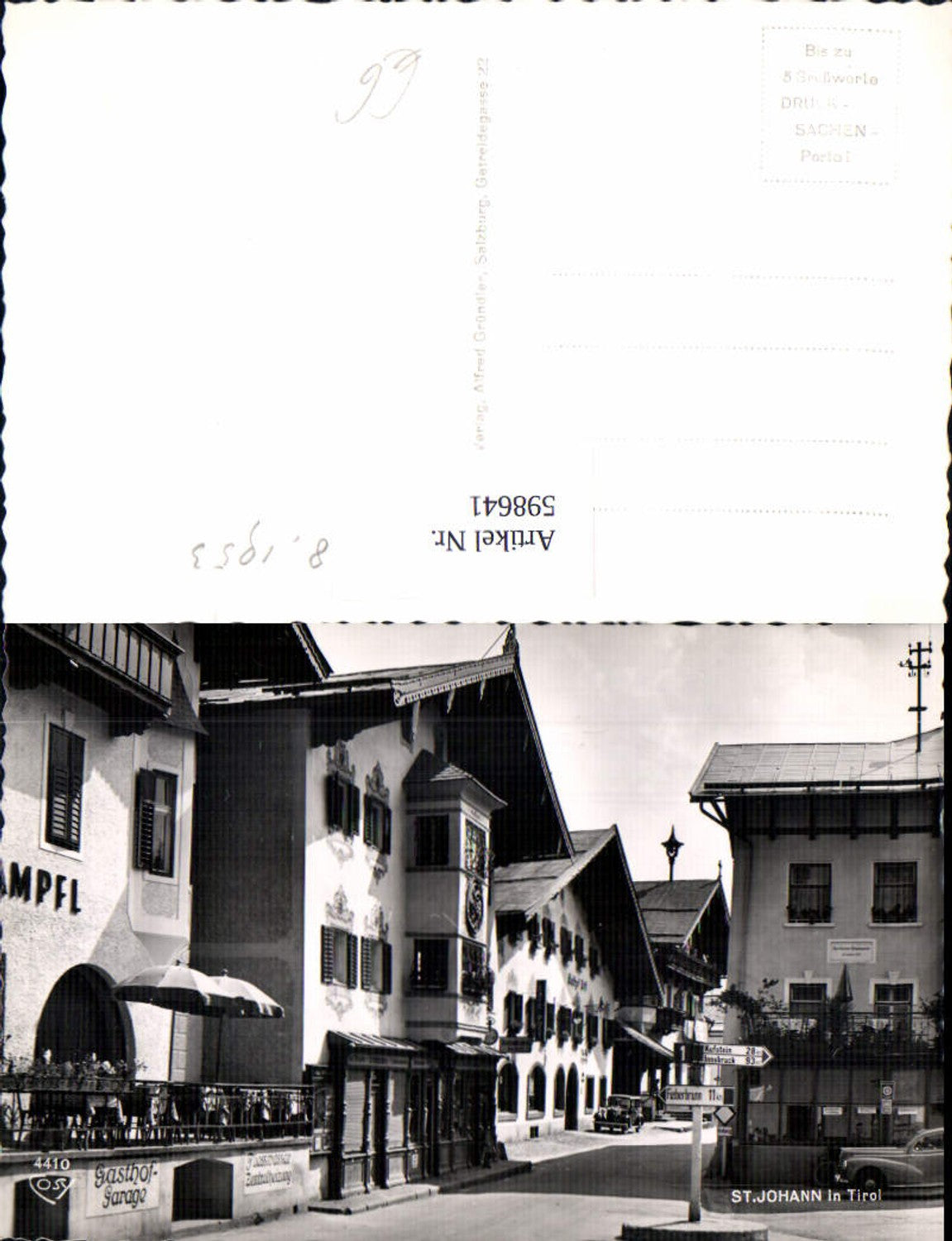 Alte Ansichtskarte – Old Postcard