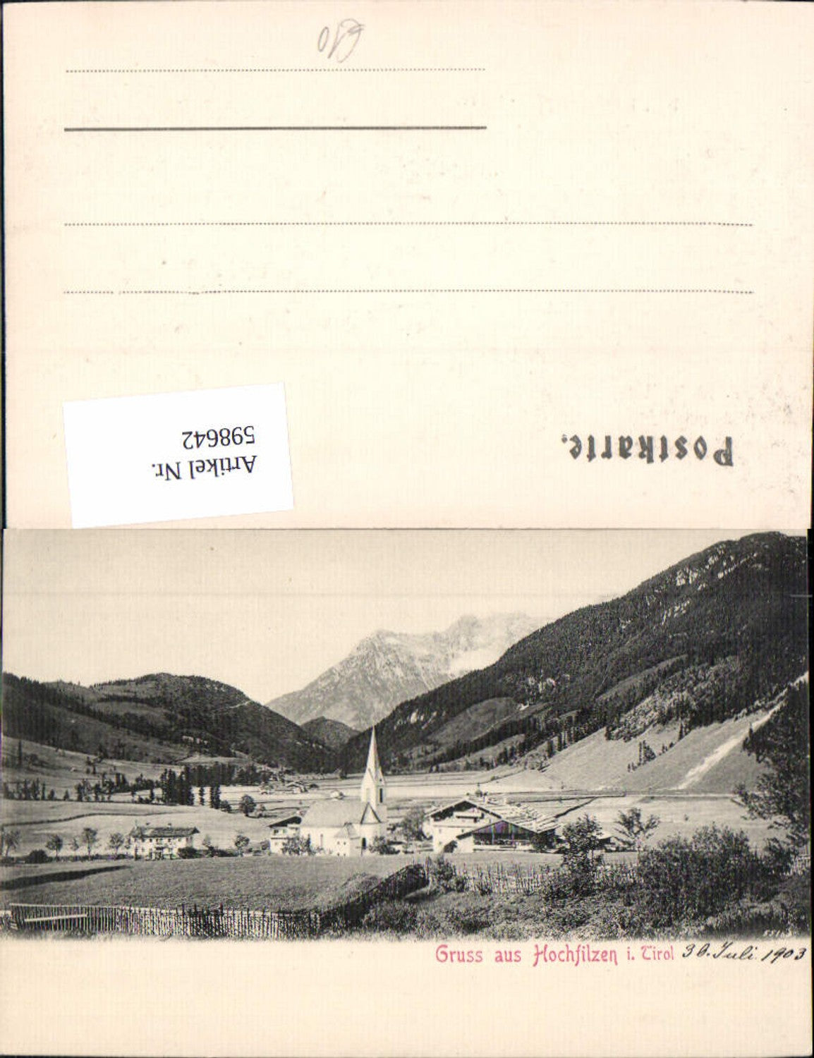 Alte Ansichtskarte – Old Postcard