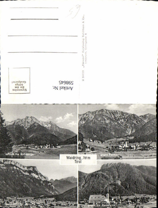 Alte Ansichtskarte – Old Postcard