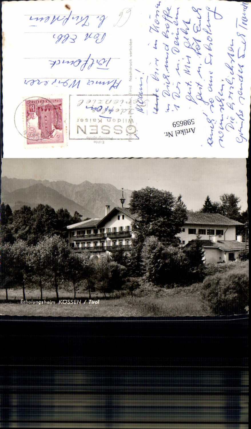 Alte Ansichtskarte – Old Postcard