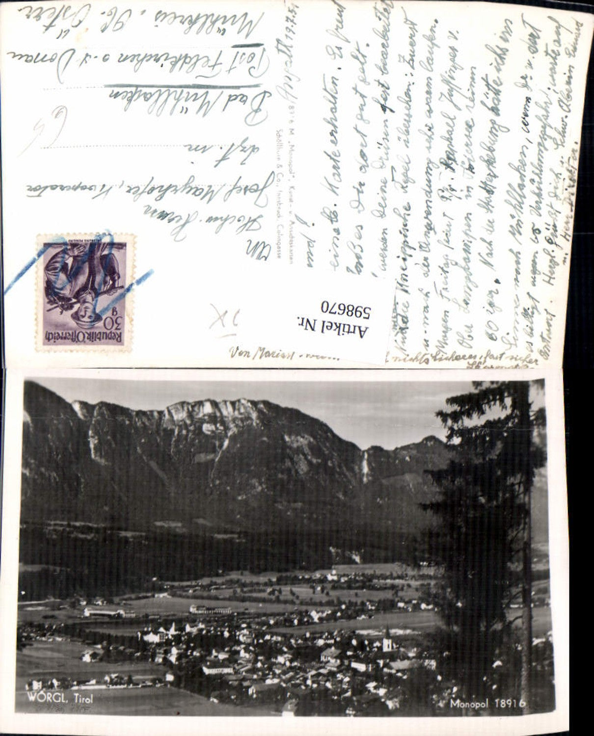 Alte Ansichtskarte – Old Postcard