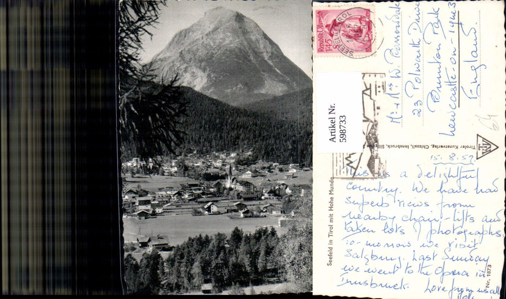 Alte Ansichtskarte – Old Postcard