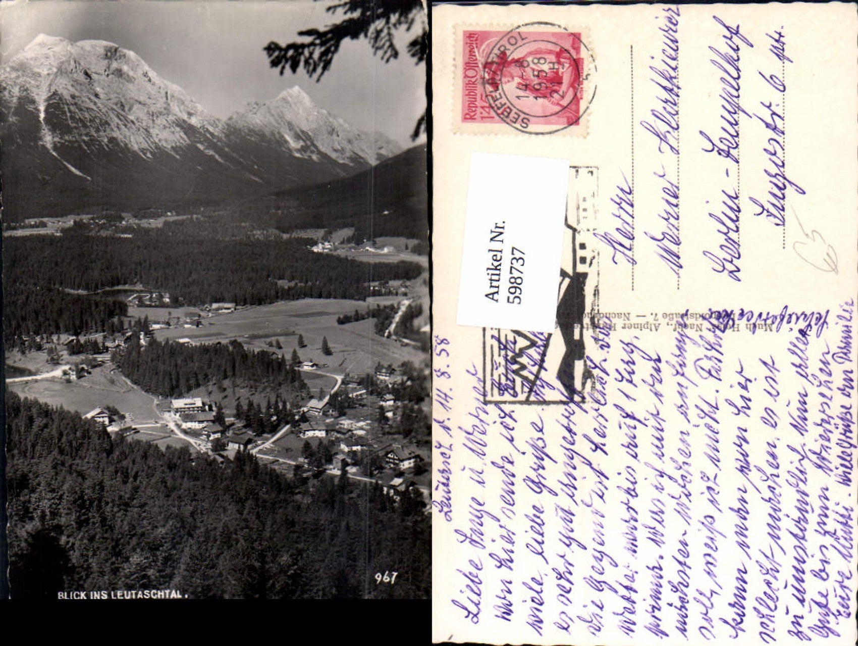 Alte Ansichtskarte – Old Postcard
