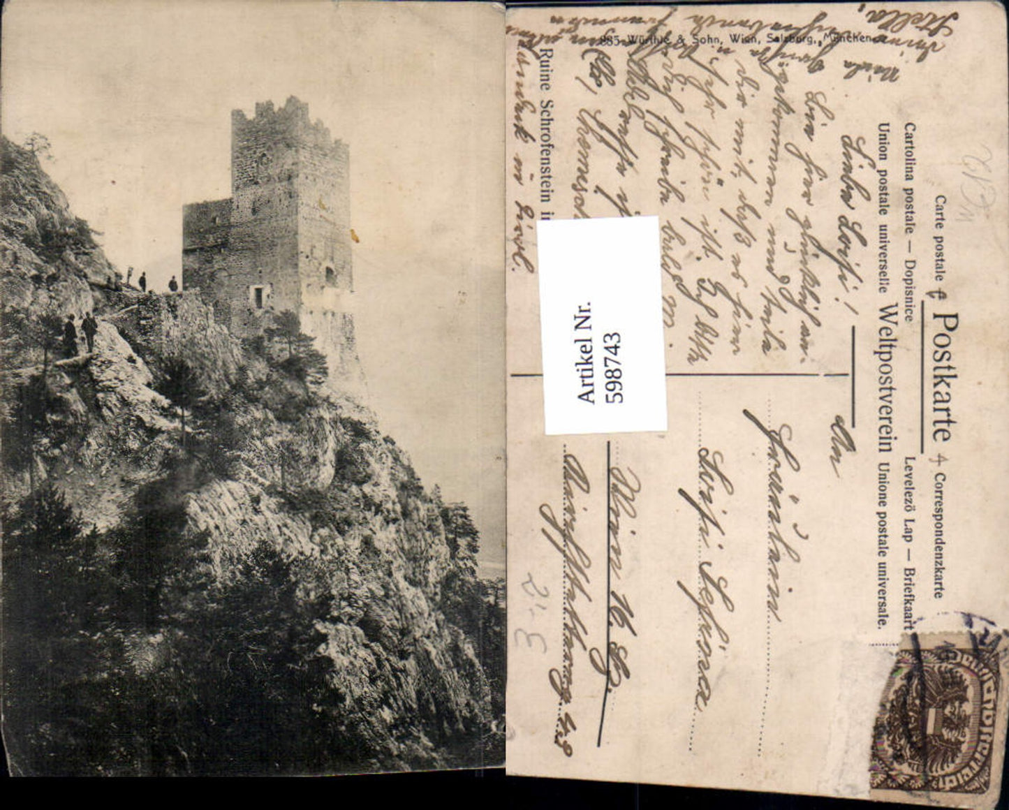 Alte Ansichtskarte – Old Postcard