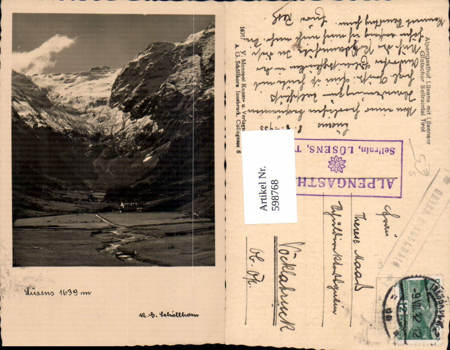 Alte Ansichtskarte – Old Postcard