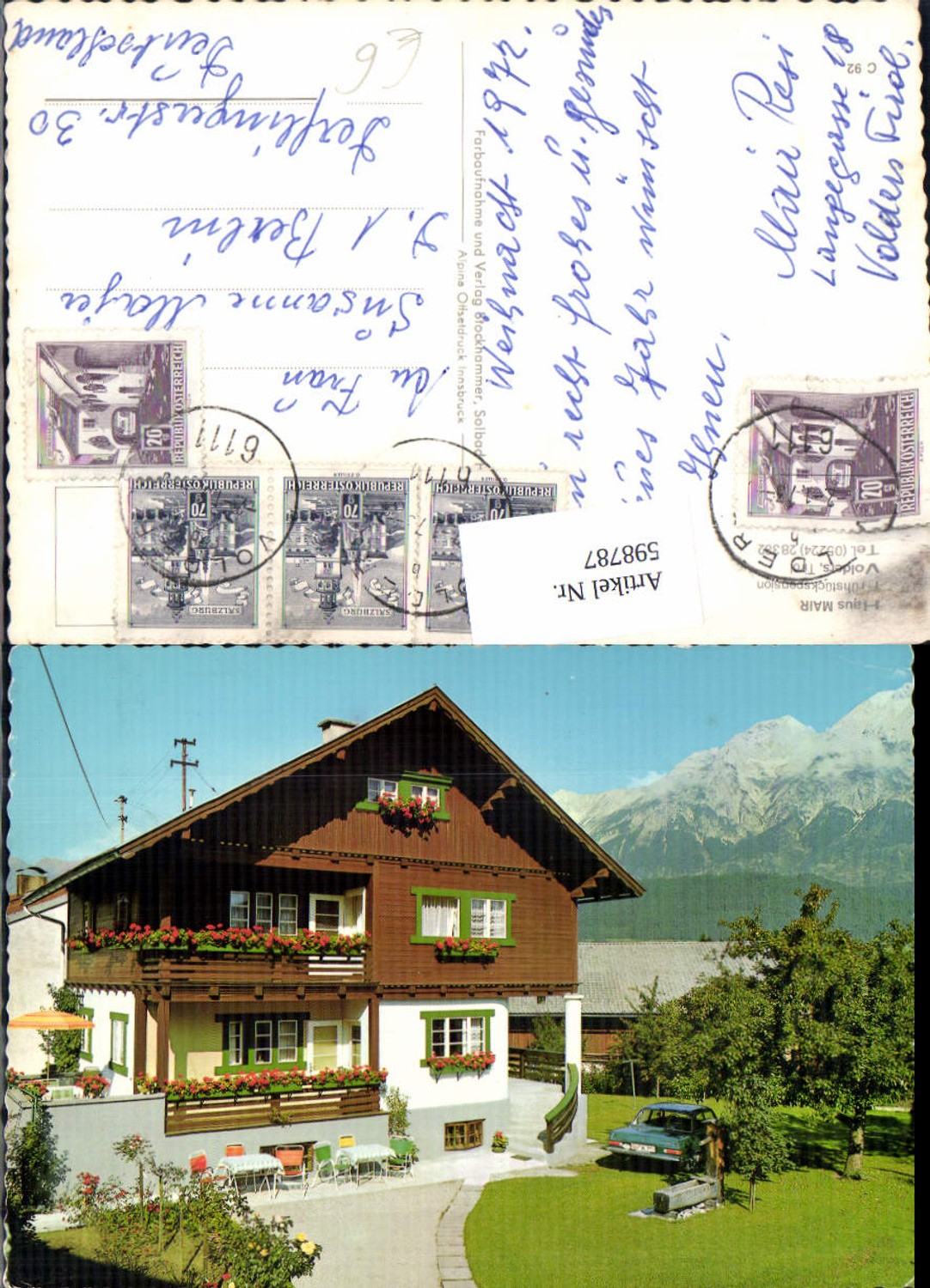 Alte Ansichtskarte – Old Postcard