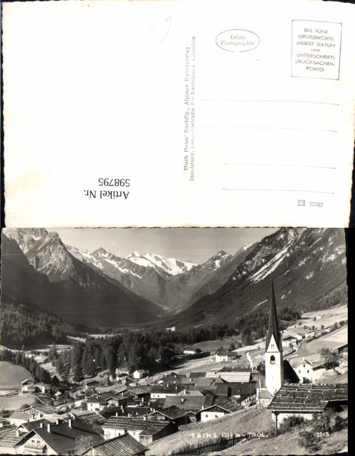 Alte Ansichtskarte – Old Postcard